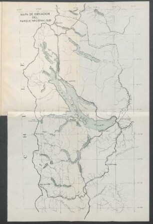 Mapa de ubicación del Parque Nacional Sud