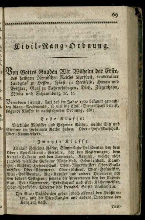 Civil-Rang-Ordnung