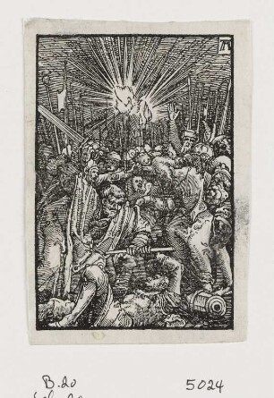 Gefangennahme Christi, Blatt 20 der Folge "Sündenfall und Erlösung des Menschengeschlechts"