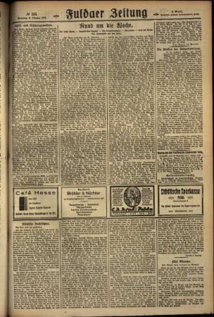 Zweite Ausgabe vom Sonntag, den 09. Oktober 1927.