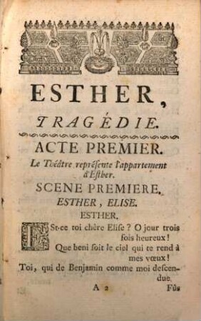 Esther : tragédie sainte en trois actes
