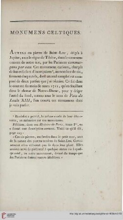 Monumens celtiques