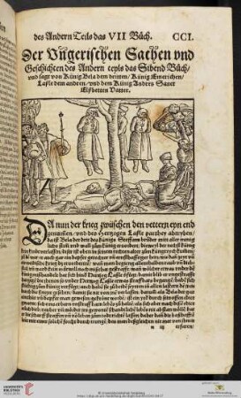 Der Vngerischen Sachen vnd Geschichten des Andern teyls das Sibend Buch