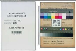 Entnazifizierung Katharina Kuell , geb. 14.10.1889 ()