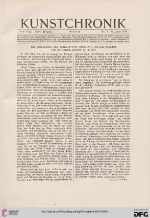 Heft 17 (21. Januar 1916)