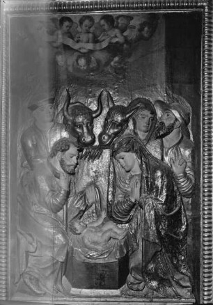 Hochaltar, Anbetung des Christuskindes