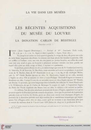 La donation Carlos de Beistegui, II