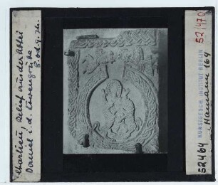 Charlieu, Abtei Saint-Fortunat : Relief, Daniel in der Löwengrube (nicht mehr am Ort)