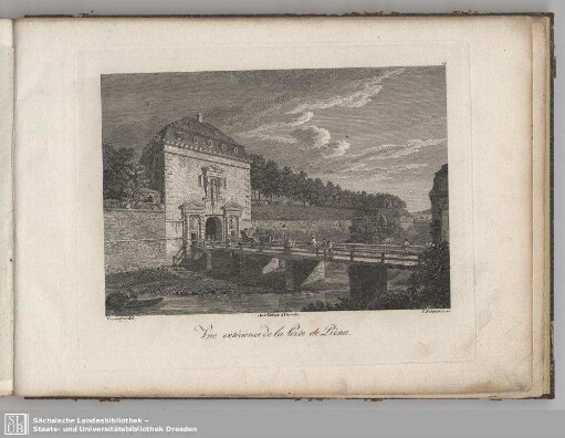 Vue extérieure de la Porte de Pirna