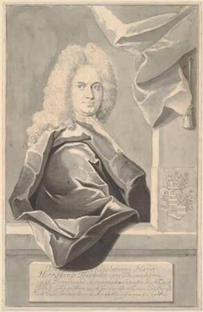Bildnis Thumbshirn, Hans Friedrich von (1674-1719), gothaischer Amtshauptmann, Kammerrat
