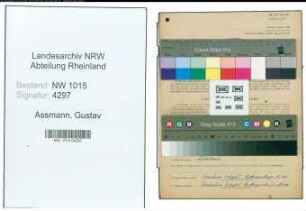 Entnazifizierung Gustav Assmann , geb. 26.02.1902 (Friseurmeister)