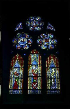 keine Beschreibung [Freiburg: Freiburger Münster, Fenster der Schneider-Innung]