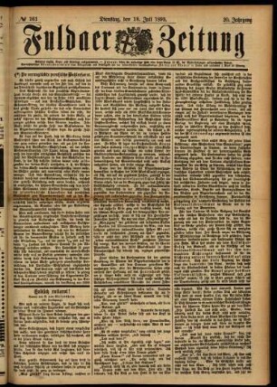 Ausgabe vom Dienstag, den 18. Juli 1893.