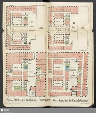 Plan des Städtischen Kaufhauses