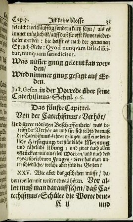 Das fünfte Capittel.