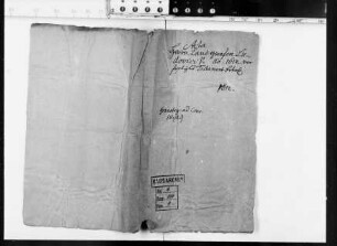 Testament des Landgrafen Ludwig V.