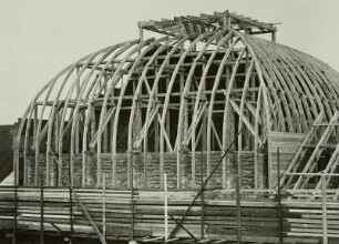 Dresden, Dachkonstruktion, Japanisches Palais, Wiederaufbau, 1954