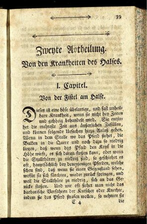 Zweyte Abtheilung. Von den Krankheiten des Halses.