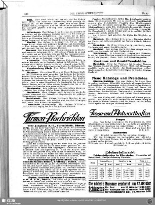 Neue Kataloge und Preislisten