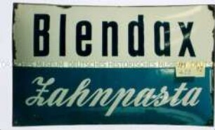 Werbeschild "Blendax"