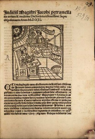 Iudicium super dispositionem anni 1512