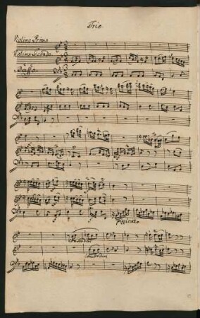 Trios; vl (2), b; B-Dur; GraunWV Av:XV:45; WenG 124
