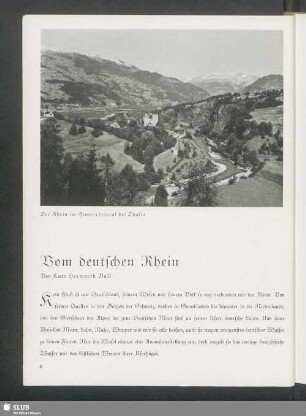 Vom deutschen Rhein