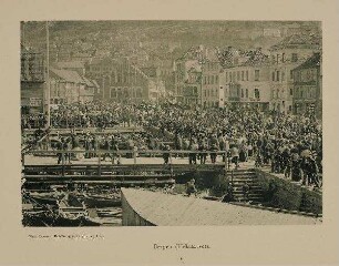 Nordlandreise 1899 - Bergen, Fischmarkt