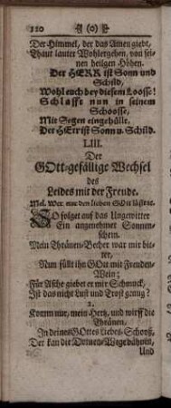 LIII. Der Gott-gefällige Wechsel des Leides mit der Freude. - LX. Die geistliche Wallfahrt zum Creutze Christi.