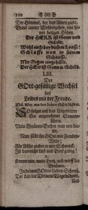 LIII. Der Gott-gefällige Wechsel des Leides mit der Freude. - LX. Die geistliche Wallfahrt zum Creutze Christi.