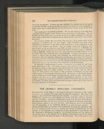 The Imperial Education Conference.