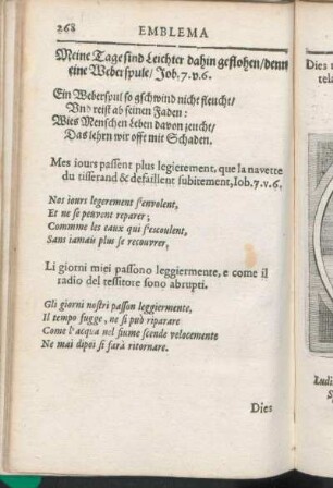 [LXVIII. Fugit Irreparabile Tempus.]