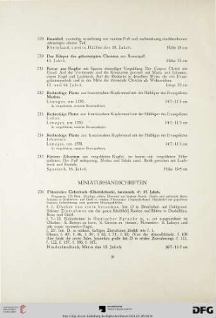 Miniaturhandschriften (Nr. 236-237)