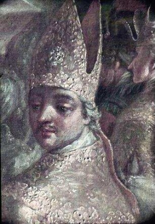 Die Vereidigung Maria Theresias vor dem Ordenshaus der Barmherzigen Brüder
