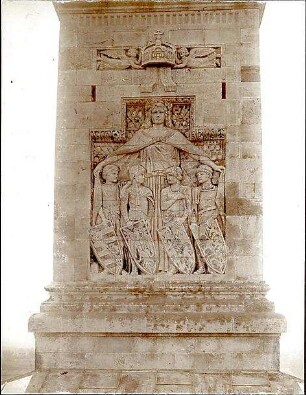 Fischer, Theodor; Berg am Starnberger See - Rottmannshöhe (Bayern); Bismarckturm - Fassadendetail