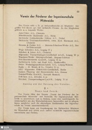 Verein der Förderer der Ingenieurschule Mittweida
