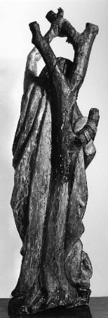 Heiliger Sebastian : Heiliger Sebastian. Holz, geschnitzt (1235/1520). Sonthofen (Kreis Oberallgäu), Privatbesitz