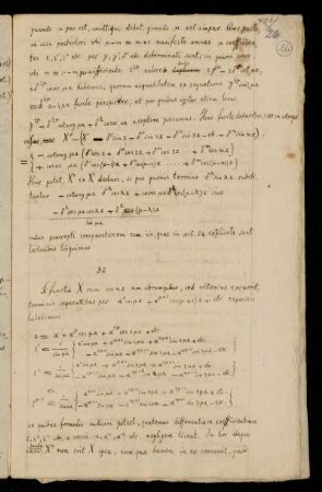 32 Si functio X cum cos nx non abrumpitur, sed ulterius excurrit, terminis sequentibus per [...]