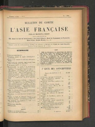 Nr. 3. Juin 1901.