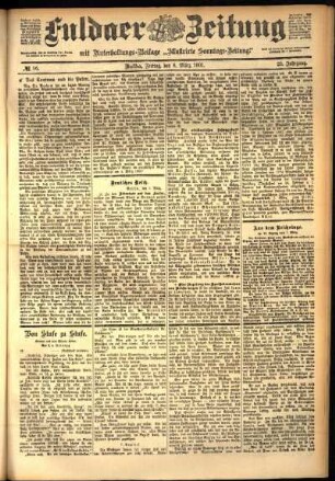 Ausgabe vom Freitag, den 08. März 1901.