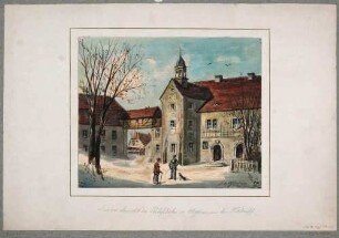 Das Schloss in Klipphausen, Innenhof