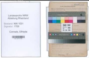 Entnazifizierung Elfriede Conrads , geb. 28.03.1907 ()