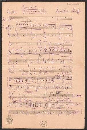 Traumlied - BSB Mus.ms. 21621