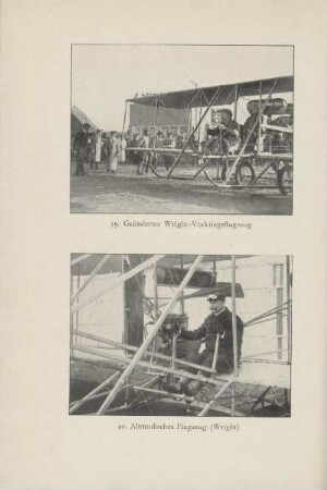 Altmodisches Flugzeug (Wright)