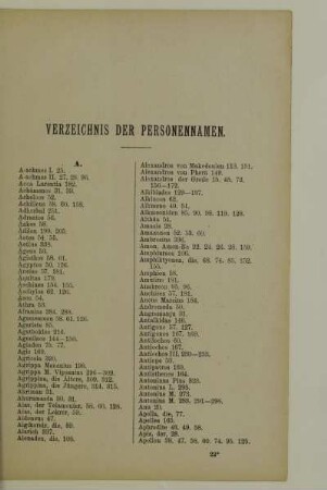 Verzeichnis der Personennamen