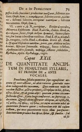 73-82, Caput XXII. - Caput XXV.