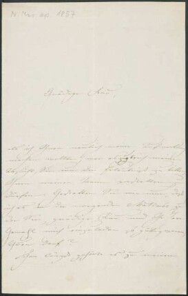 Brief an Unbekannt : 28.02.1847