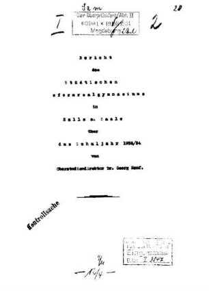 1933/34: Bericht ... - 1933/34