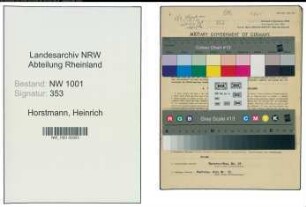 Entnazifizierung Heinrich Horstmann, geb. 20.01.1891 (Landwirt)