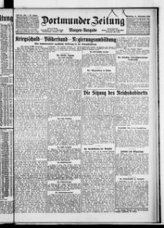 Dortmunder Zeitung. 1874-1939